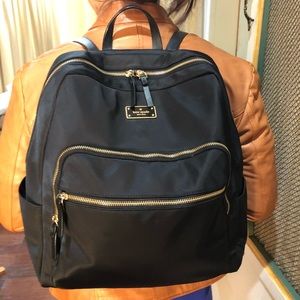 Kate Spade Backpack Black Nylon